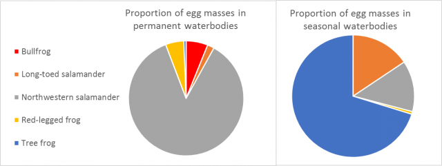 egg mass pie chart