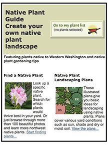 king county native plant guide