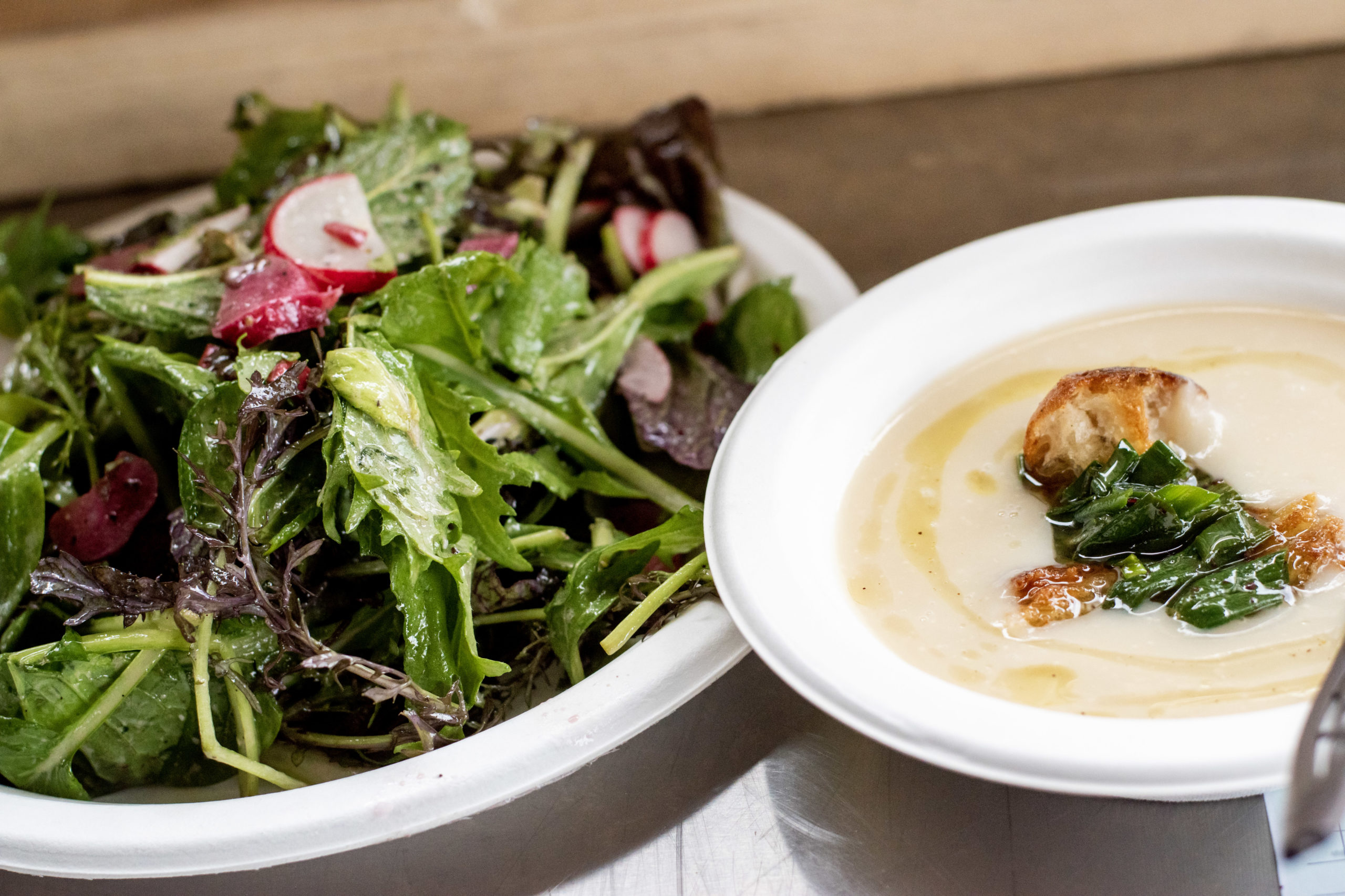 SpringFest Celery Root Soup Oxbow Farm & Conservation Center